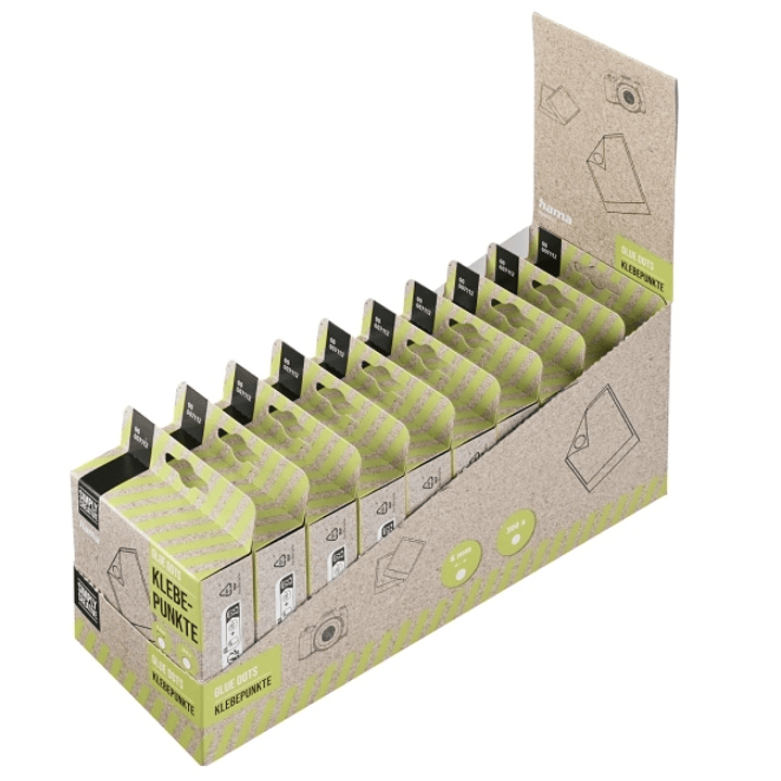 Hama Pack de 300 Puntos Adhesivos de Doble Cara - Ideal para Fotos - Diametro 6mm - Adhesion Permanente - Color 1