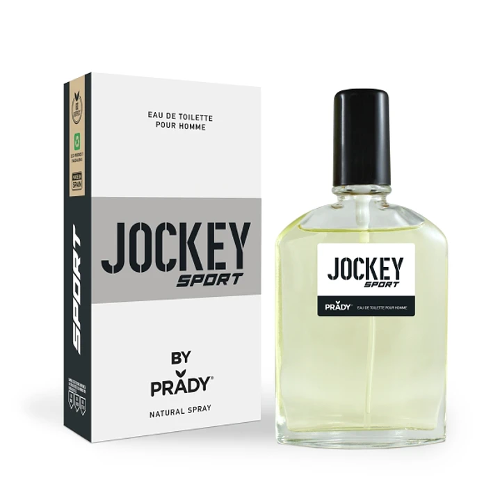 Prady Colonia de Hombre Jockey Sport Black - Frasco de 90 ml - Spray Pulverizador 1