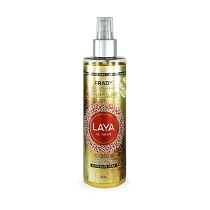 Prady Brilli Brilli Body & Hair Mist Laya Al Arab - Frasco de 250 ml - Spray Pulverizador