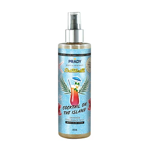 Prady Brilli Brilli Body & Hair Mist Cocktail on the Island - Frasco de 250 ml - Spray Pulverizador