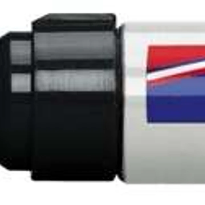 Edding 500 Rotulador Permanente - Punta Biselada - Trazo entre 2 y 7 mm. - Recargable - Secado Instantaneo - Color Negro 1