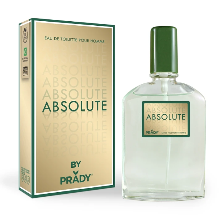 Prady Colonia de Hombre Absolute - Frasco de 90 ml - Spray Pulverizador 1