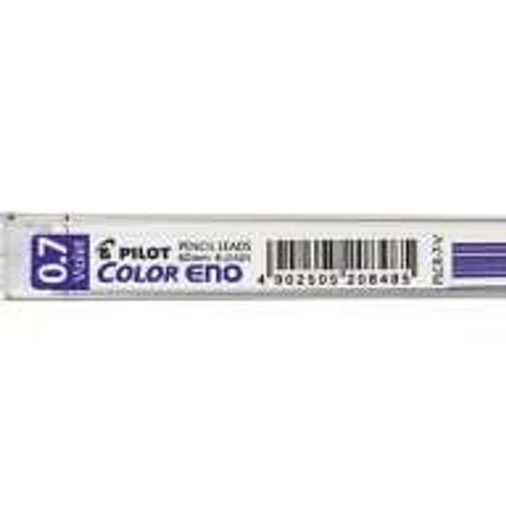 Pilot Pack de 6 Minas para Portaminas Color Eno H-197 0.7mm - Minas Color Violeta 1
