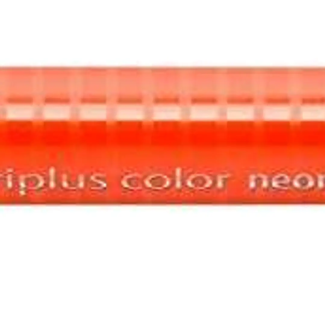 Staedtler Triplus Color 323 Rotulador de Punta Fina - Trazo 1mm Aprox - Tinta Base de Agua - Color Rojo Neon 1
