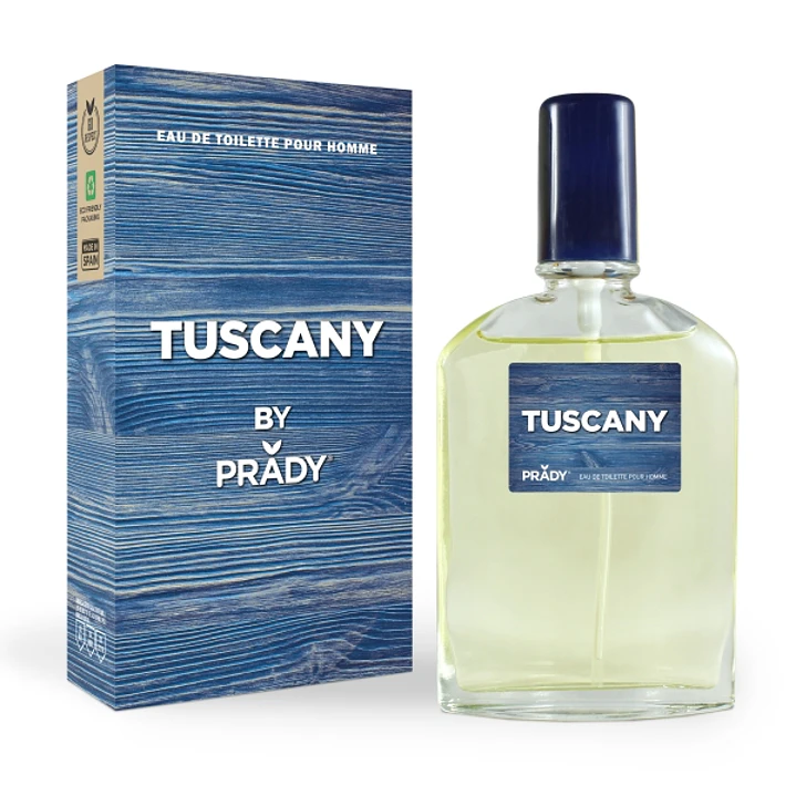 Prady Colonia de Hombre Tuscany - Frasco de 90 ml - Spray Pulverizador 1