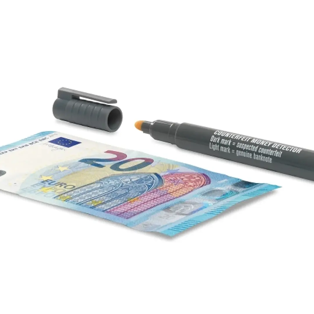Safescan 30 Boligrafo Detector de Billetes Falsos - Verificacion en 2 Segundos - Tinta con Base de Yodo 1