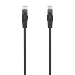 Aisens Cable de Red Latiguillo RJ45 LSZH Cat.6A 500 MHZ UTP AWG24 - 3m - Libre de Halogenos - 10 Gigabit/s - Color Negro