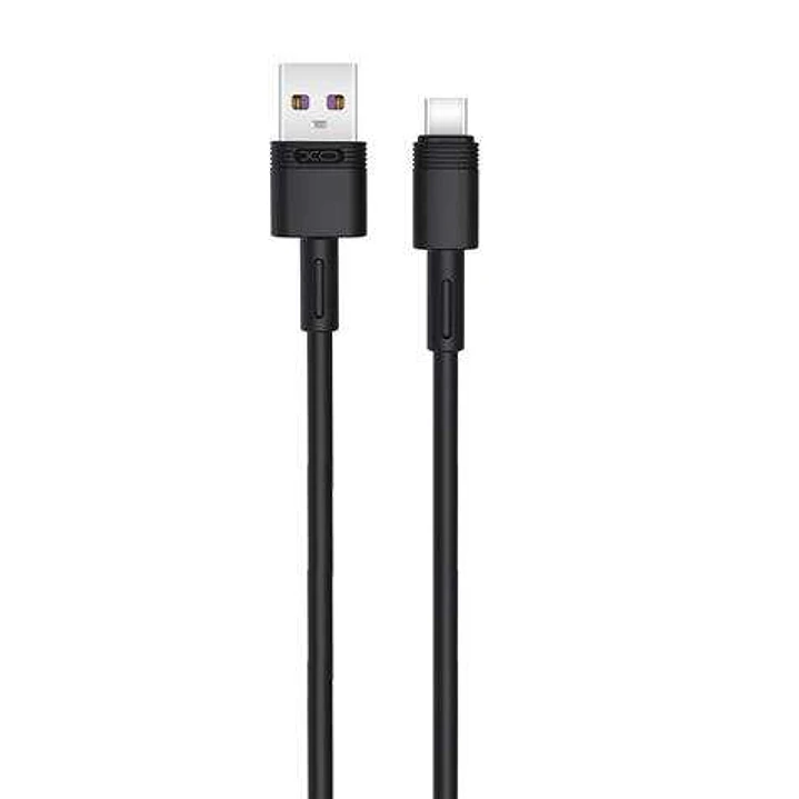 XO Cable USB-A Macho a USB-C Macho 5A - Carga Rapida + Transmision de Datos Alta Velocidad - Longitud 1m 1