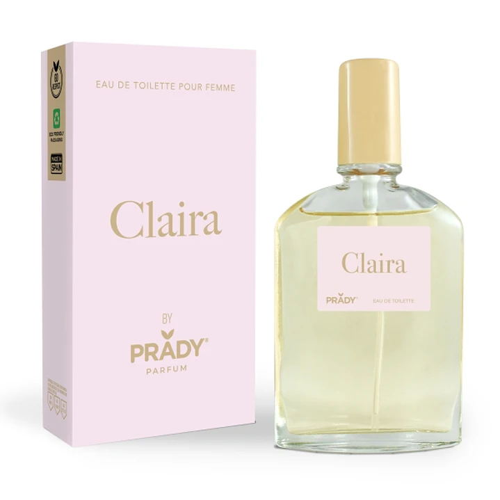 Prady Colonia de Mujer Claira - Frasco de 90 ml - Spray Pulverizador 1
