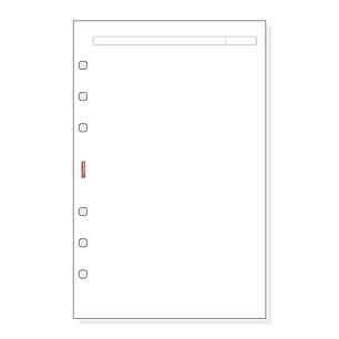 Finocam R542 Recambio para Agendas Open - Liso - Formato 500 - 117x5x181mm - Color Blanco