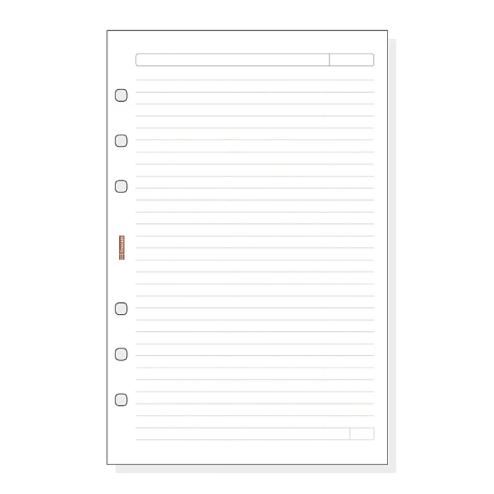 Finocam R541 Recambio para Agendas Open - Lineas Guia - Formato 500 - 117x5x181mm - Color Blanco 1