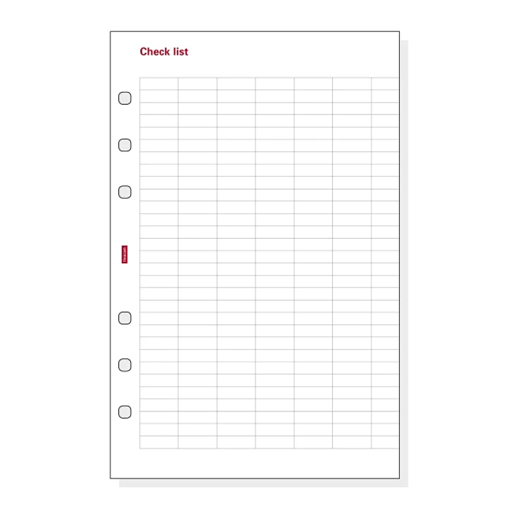 Finocam R501 Formulario de Recambio para Agendas Open - Lista de Tareas - Formato 500 - 117x7x181mm - Color Blanco 1
