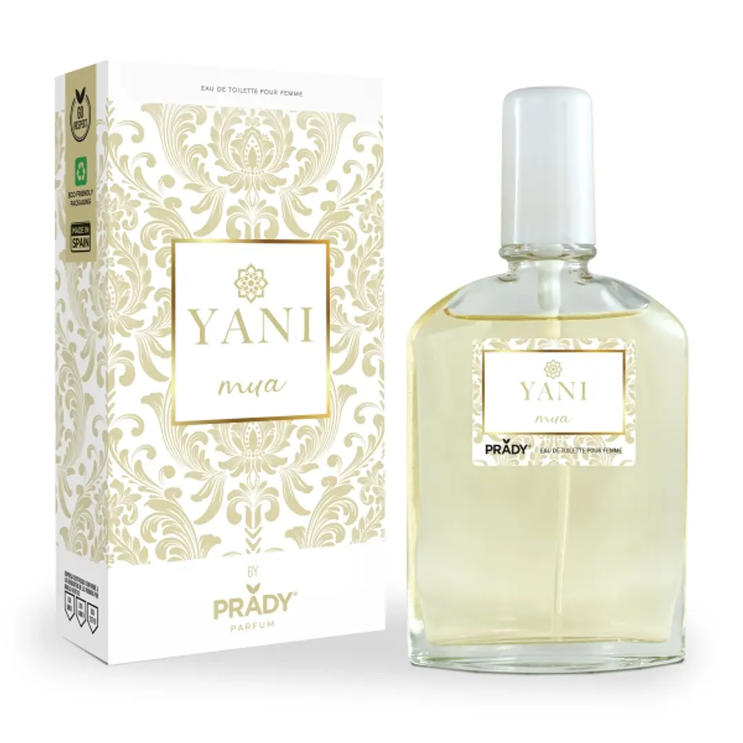 Prady Colonia de Mujer Yani Mua - Frasco de 90 ml - Spray Pulverizador 1