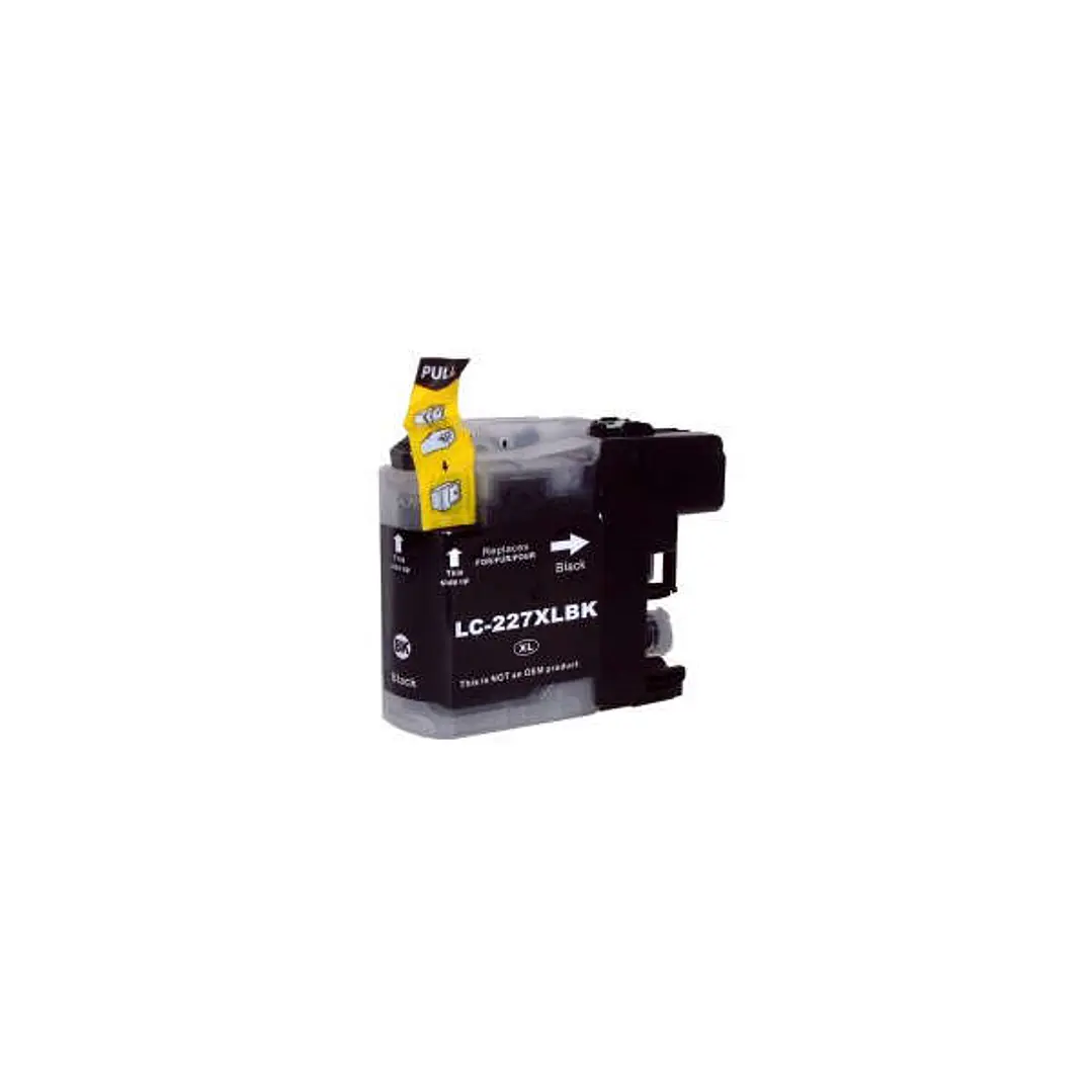 Brother LC227XL Negro Cartucho de Tinta Generico - Reemplaza LC227XLBK 1