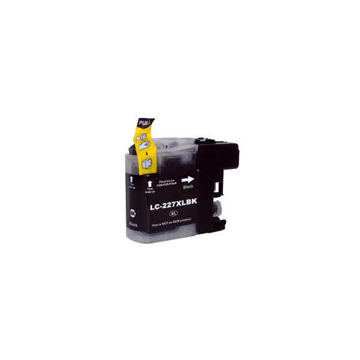 Brother LC227XL Negro Cartucho de Tinta Generico - Reemplaza LC227XLBK 1