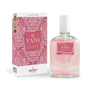 Prady Colonia de Mujer Yani Sweet - Frasco de 90 ml - Spray Pulverizador