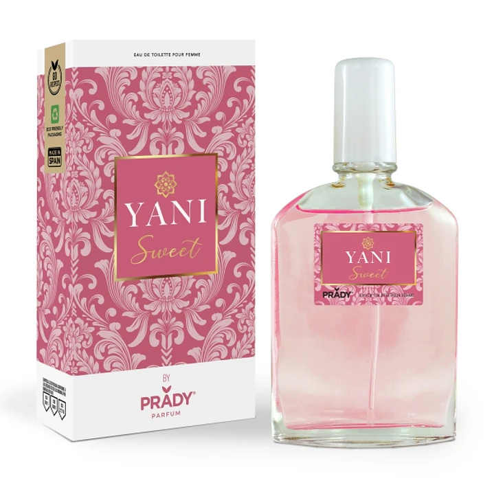 Prady Colonia de Mujer Yani Sweet - Frasco de 90 ml - Spray Pulverizador 1