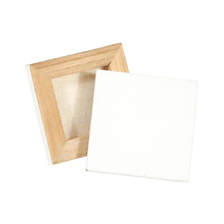 Daler Rowney Simply Lienzo Mini - Cuadrado - 6.35x6.35cm - Color Blanco 1