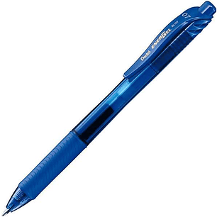 Pentel Energel X Boligrafo de Bola Retractil - Punta 0.7mm - Trazo 0.35mm - Tinta Gel - Recargable - Grip de Agarre - 50% de Materiales Reciclados - C