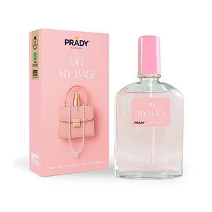 Prady Colonia de Mujer Oh My Bag - Frasco de 90 ml - Spray Pulverizador