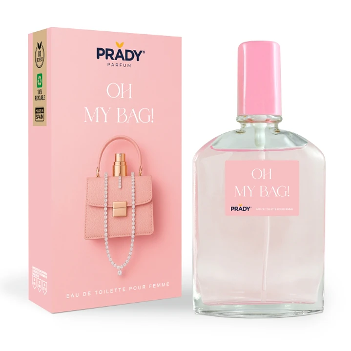 Prady Colonia de Mujer Oh My Bag - Frasco de 90 ml - Spray Pulverizador 1