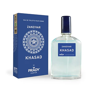 Prady Colonia de Hombre Khasad Zanzibar - Frasco de 90 ml - Spray Pulverizador