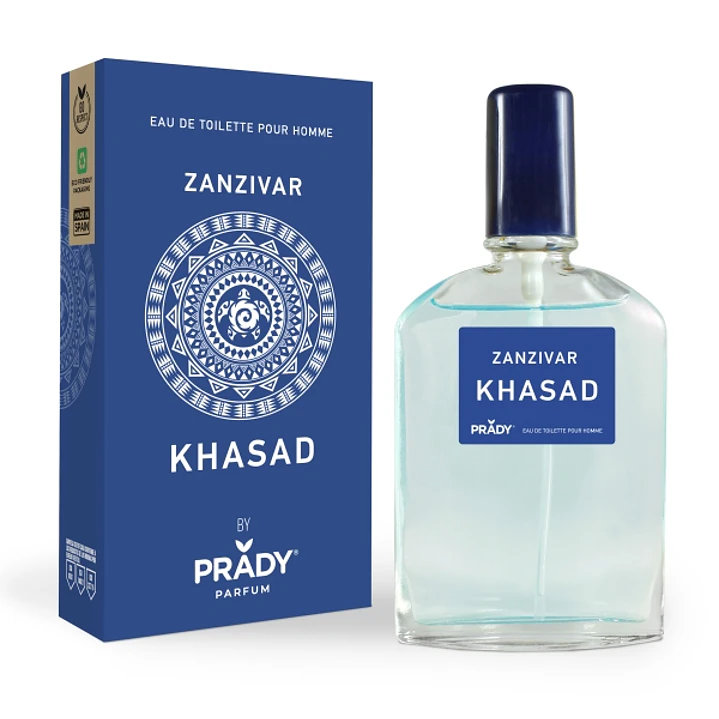 Prady Colonia de Hombre Khasad Zanzibar - Frasco de 90 ml - Spray Pulverizador 1