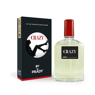 Prady Colonia de Mujer Crazy - Frasco de 90 ml - Spray Pulverizador
