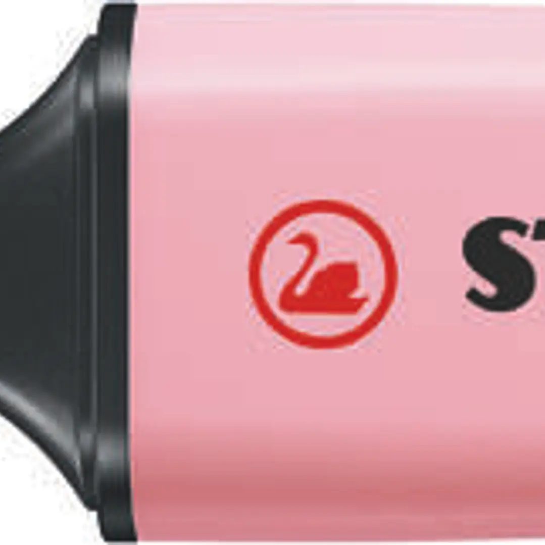 Stabilo Boss 70 Pastel Rotulador Marcador Fluorescente - Trazo entre 2 y 5mm - Recargable - Tinta con Base de Agua - Color Rubor Rosa 1