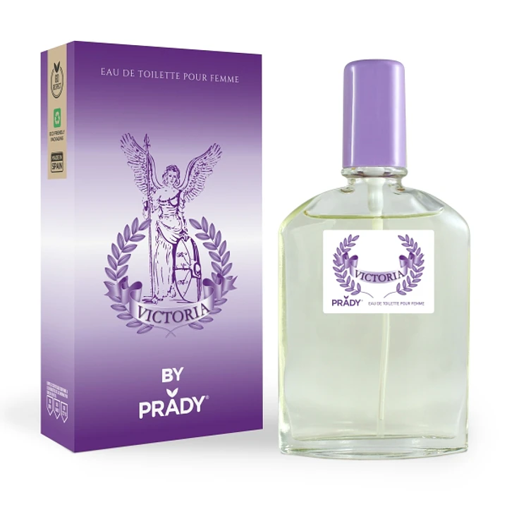 Prady Colonia de Mujer Victoria - Frasco de 90 ml - Spray Pulverizador 1