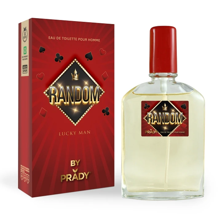 Prady Colonia de Hombre Random - Frasco de 90 ml - Spray Pulverizador 1