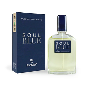 Prady Colonia de Hombre Soul Blue - Frasco de 90 ml - Spray Pulverizador