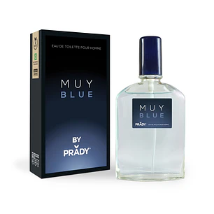 Prady Colonia de Hombre Muy Blue - Frasco de 90 ml - Spray Pulverizador