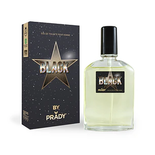 Prady Colonia de Hombre Black - Frasco de 90 ml - Spray Pulverizador