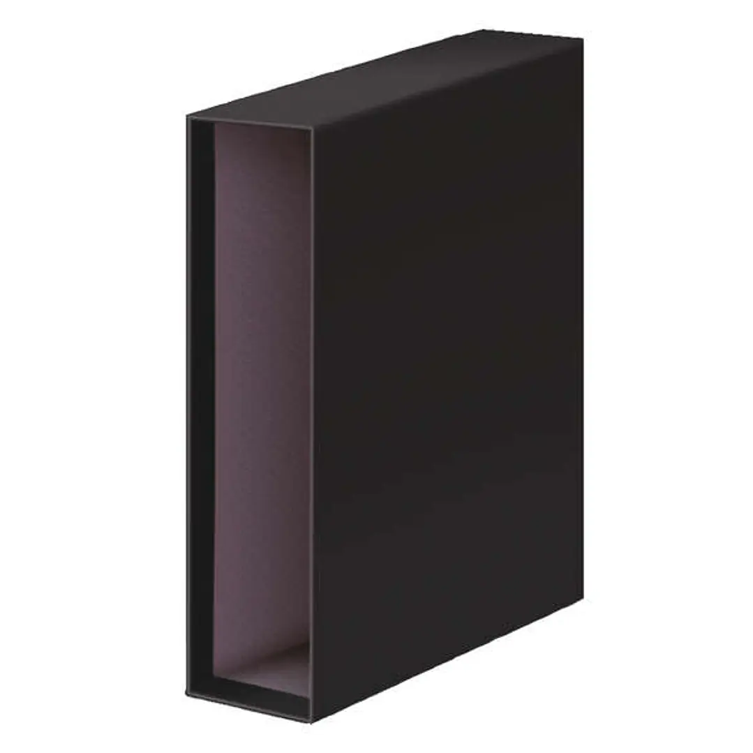 Dohe Archicolor Funda para Archivador de Palanca - Formato Folio - Carton Forrado - Color Negro 1