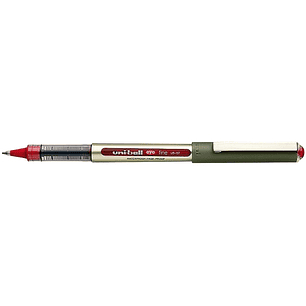Uni-ball Eye Fine UB-157E Boligrafo de Tinta Liquida - Punta de Bola 0.7mm - Tinta Resistente al Agua y Luz - Sistema de Control de Tinta - Color Rojo