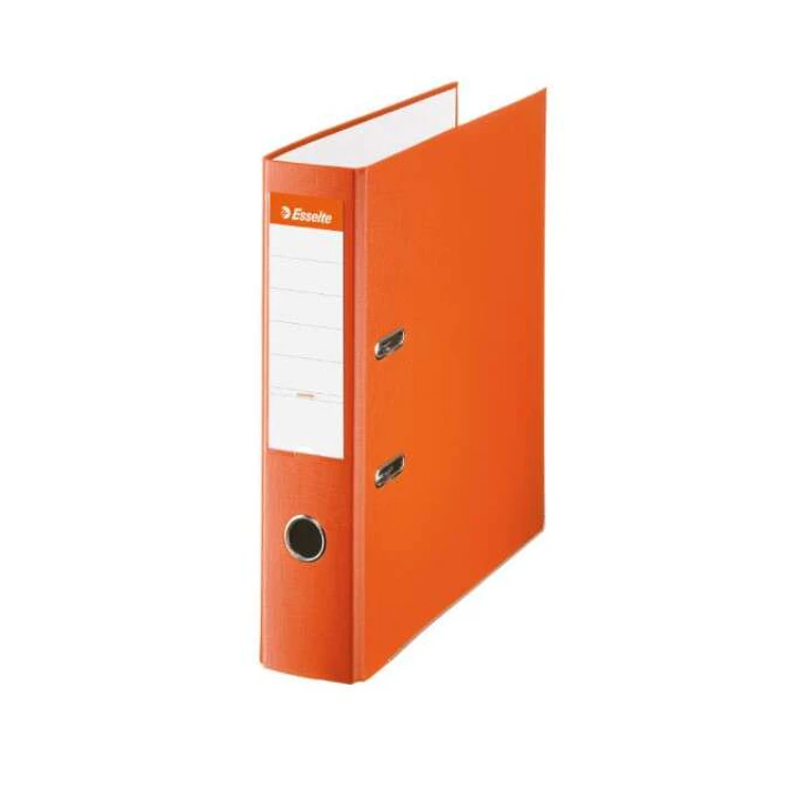 Esselte Archivador de Palanca - Formato A4 - Lomo 75mm - Capacidad para 500 Hojas - Color Naranja 1