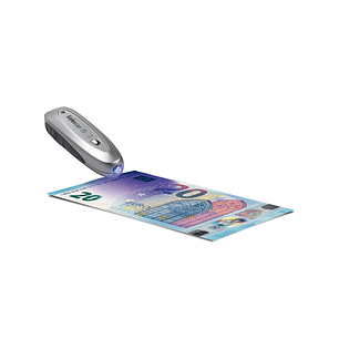 Safescan 35 Detector Portatil de Billetes Falsos - Verificacion de Marcas de Agua, Tinta Magnetica e Hilo Magnetico - Ligero y Compacto