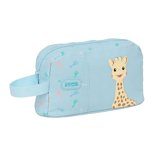 Safta Sophie la Girafe Dreams Portadesayunos Termico de 1.7L - Interior Forrado en Aluminio - Repelente al Agua - 215x65x120mm - Color Azul Claro