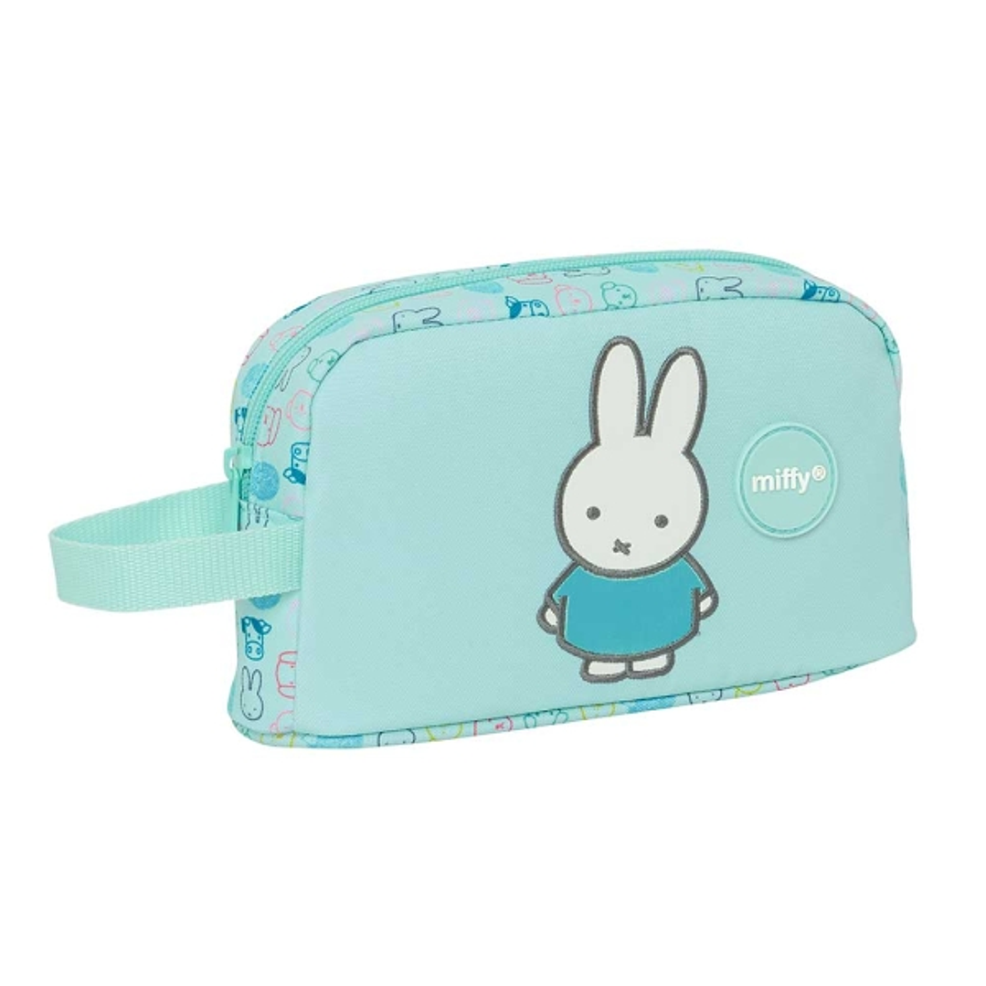Safta Miffy Friends Portadesayunos Termico de 1.7L - Interior Forrado en Aluminio - Repelente al Agua - 215x65x120mm - Color Azul Claro 1