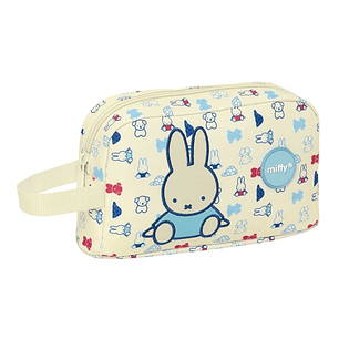 Safta Miffy Buddy Portadesayunos Termico de 1.7L - Interior Forrado en Aluminio - Repelente al Agua - 215x65x120mm - Color Beige