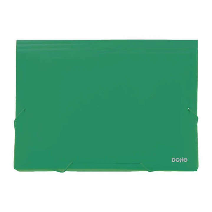 Dohe Clasificadores Acordeon de 13 Departamentos - Tamaño Din A4 - Fabricados en Polipropileno Opaco de 700 Micras - con Cierre de Gomas 1