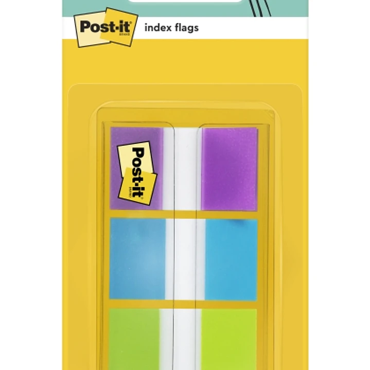 Post-It Index Dispensador con 60 Marcadores de Indice Reposicionables - Forma Rectangular - Colores Surtidos 1