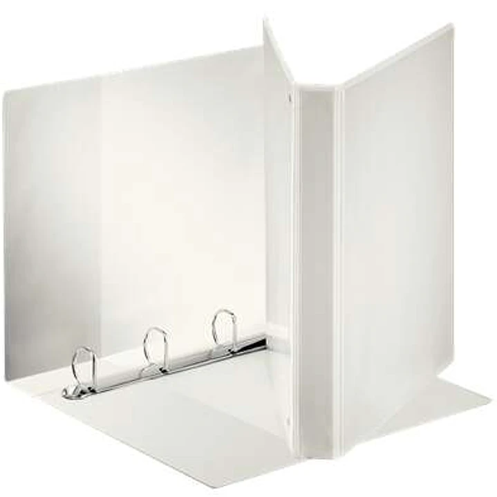 Esselte Canguro Plus Carpeta Canguro A4 de 4 Anillas de 25mm - Capacidad para 230 Hojas A4 (80 g/m²) - Color Blanco 1