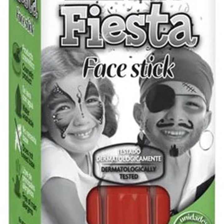 Alpino Fiesta Face Stick Pack con 6 Barritas de Pintura Facial - Sistema Retractil Giratorio - Se Lava con Agua - Testado Dermatologicamente - Color R 1