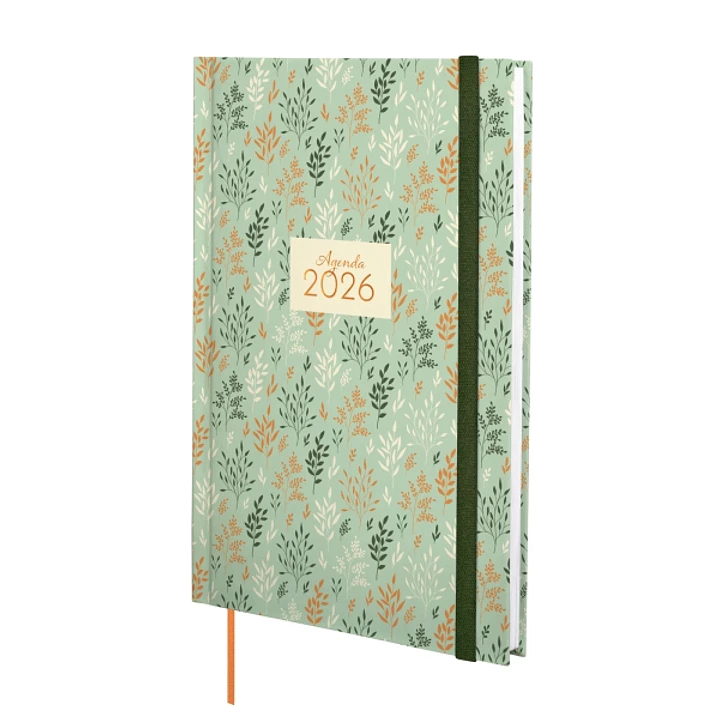 Finocam Dynamic Berlin Agenda en Catalan - Anual 2026 - Cierre de Goma - Formato Y10 - 145x28x210mm - 1 Dia por Pagina - Tematica de Hojas 1