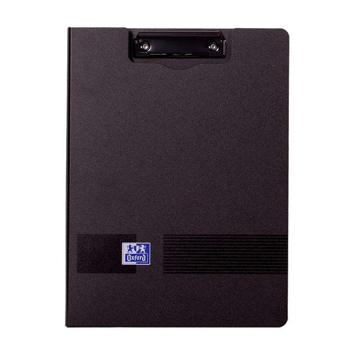 Oxford Live & Go Carpeta con Pinza Metalica - Fabricada en Polifoam - Bolsillo Interior - Color Negro 1