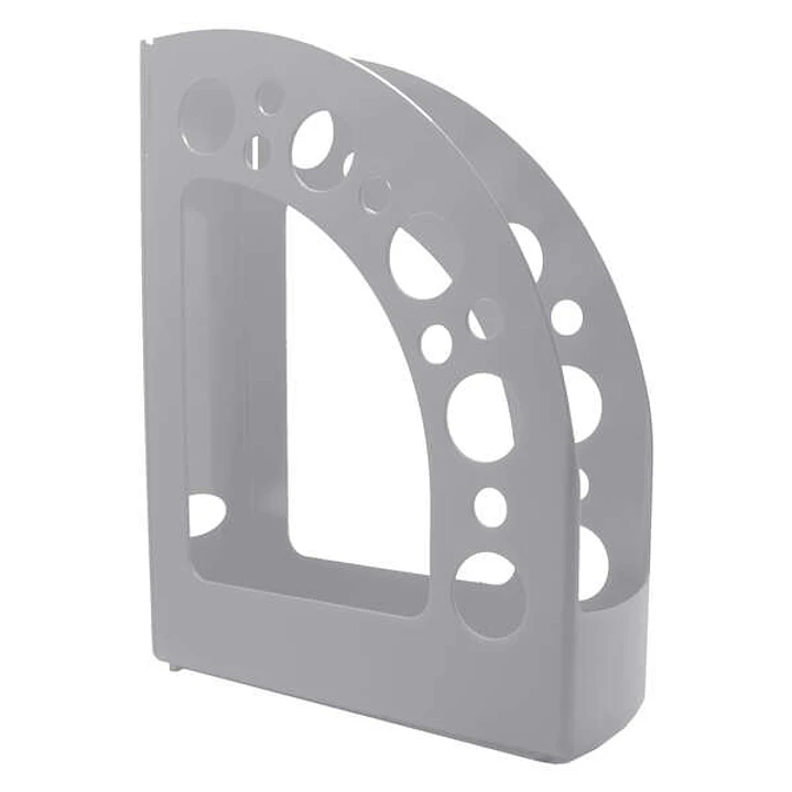 Dohe +Mab Revistero de Poliestireno de Alta Calidad - Medidas 80x318x245mm - Material 100% Reciclable - Color Gris 1