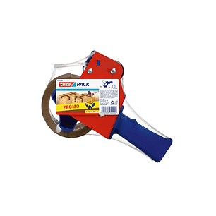 Tesa Pack de Precintadora + 1 Rollo de Precinto Marron 48mm x 50 Metros