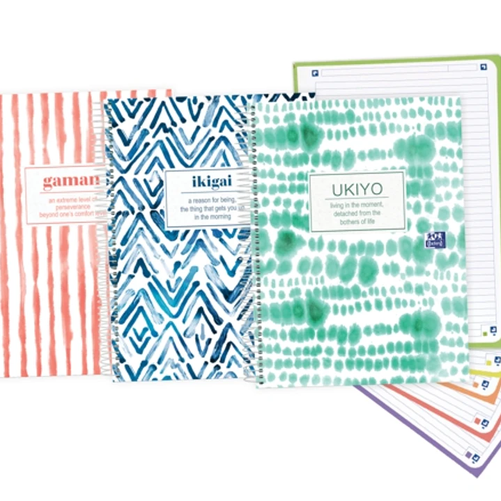 Oxford Japandi A4+ Europeanbook 5 Tapa Extradura - Diseño Japandi - 120 Hojas 1